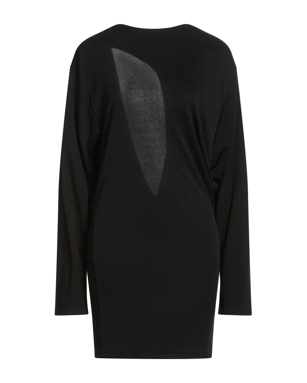 Jacquemus Black Mini Dress Viscose, Polyamide