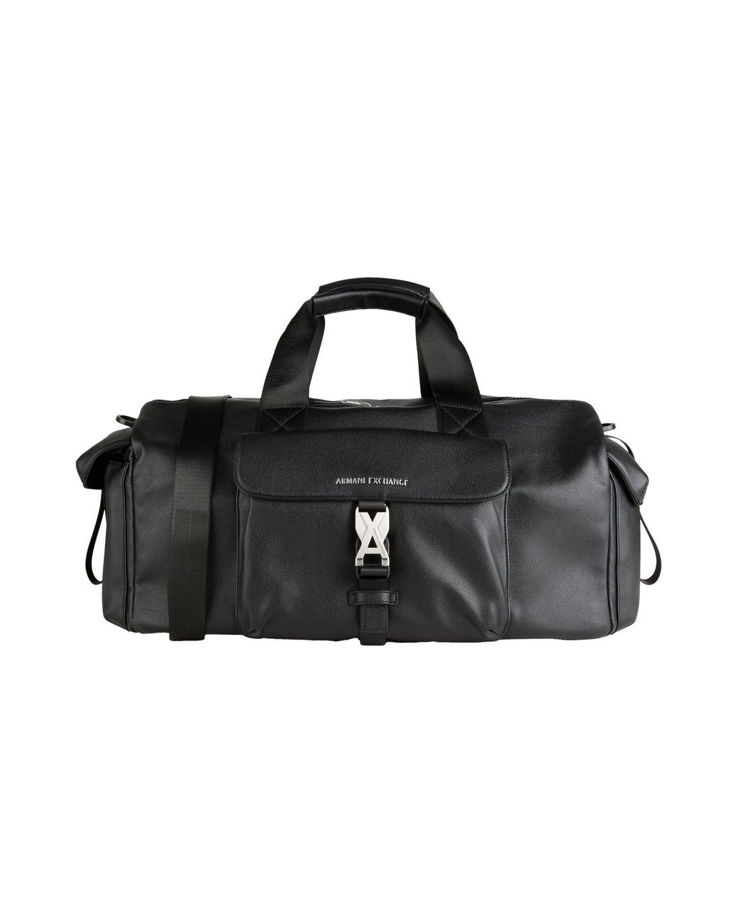 ARMANI EXCHANGE Black Duffel Bags Polyester, Polyurethane for men