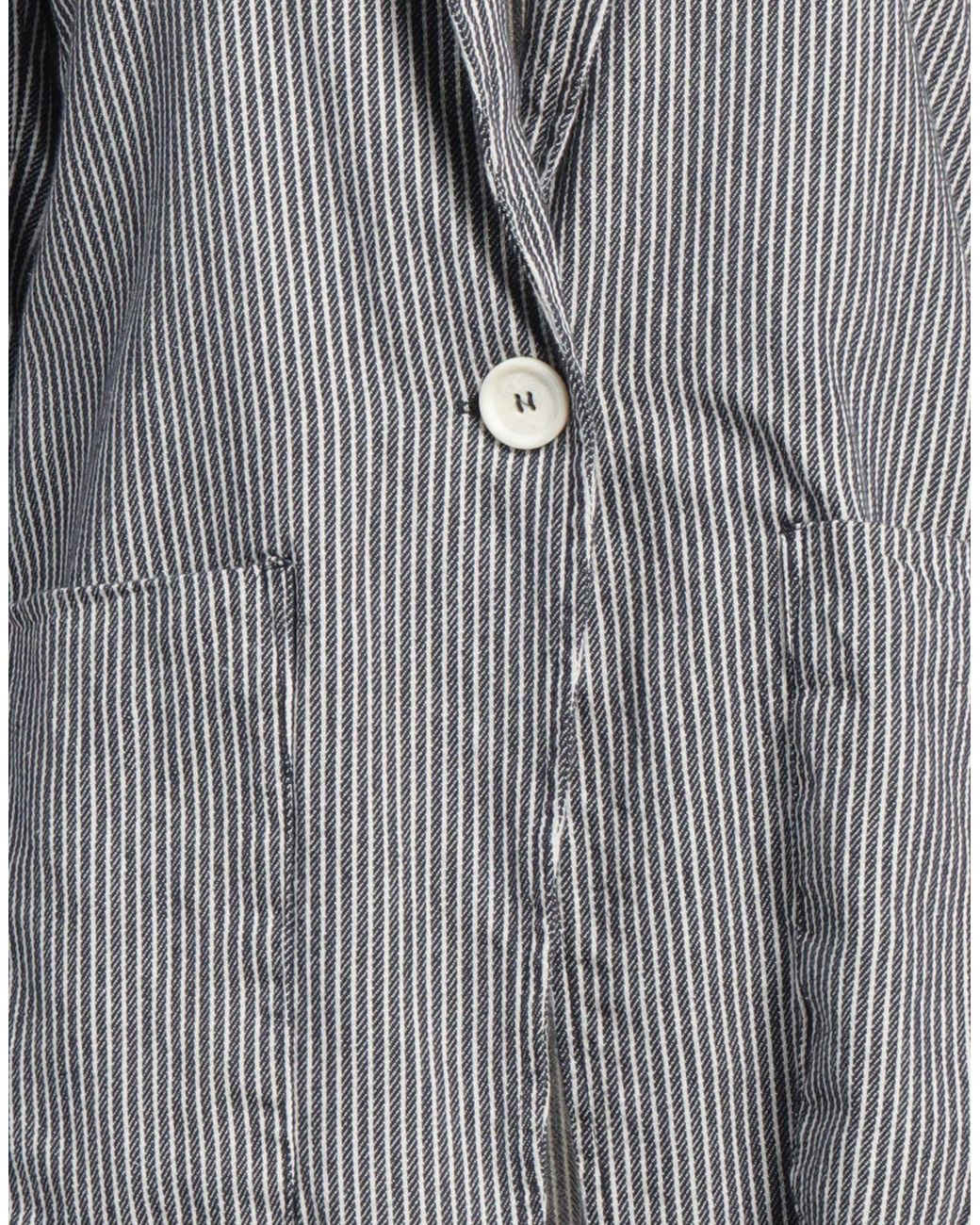 Aspesi Gray Blazer Cotton