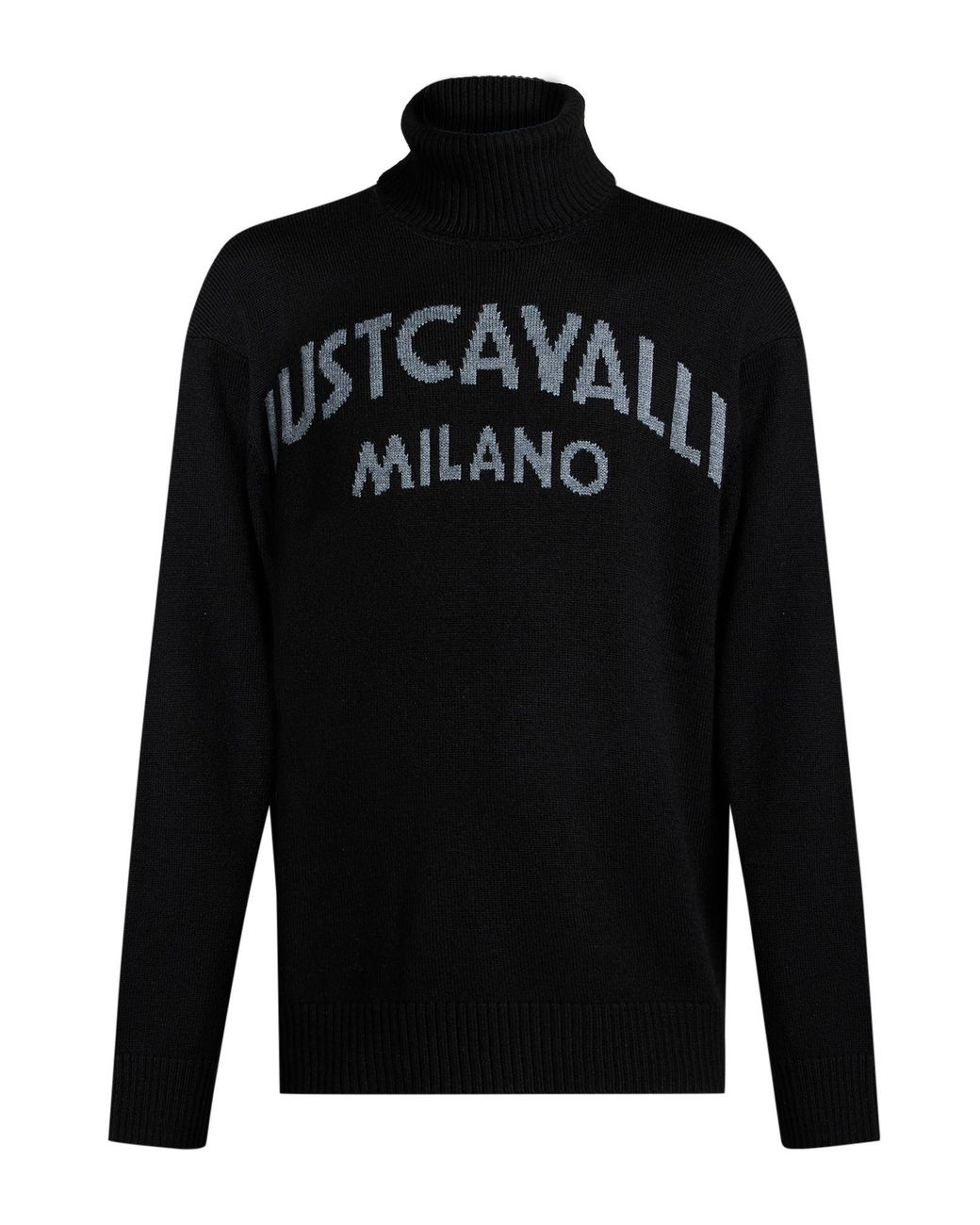 Just Cavalli Black Turtleneck for men
