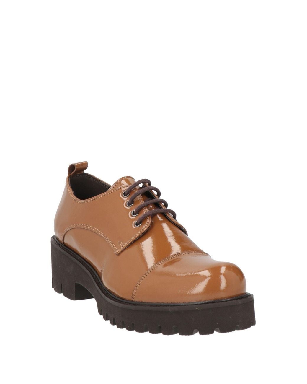 CafeNoir Brown Lace-Up Shoes