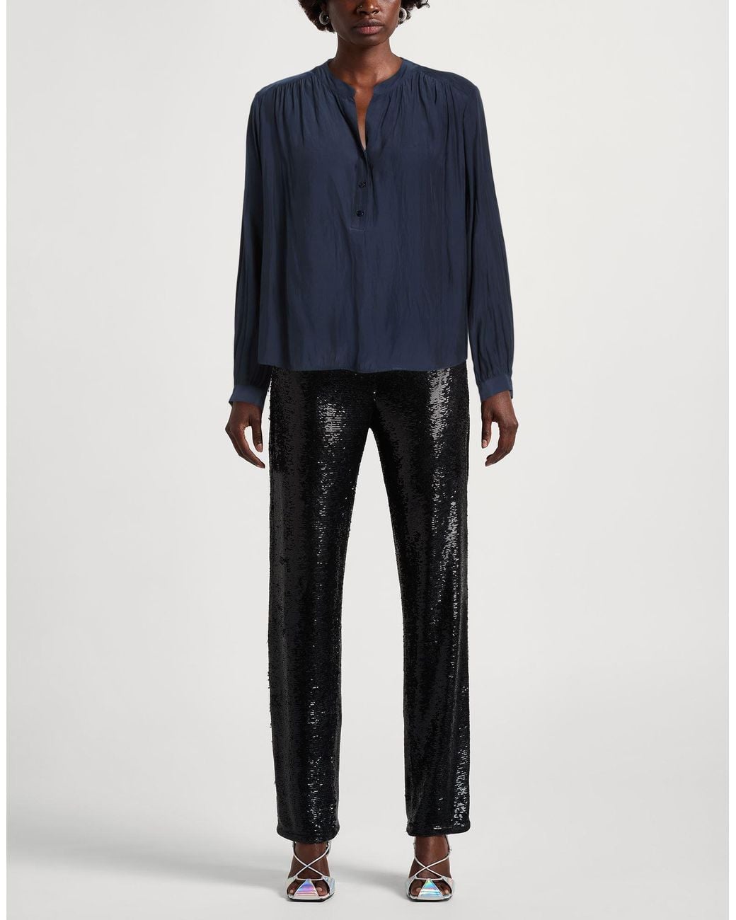 Gerard Darel Blue Top Polyester