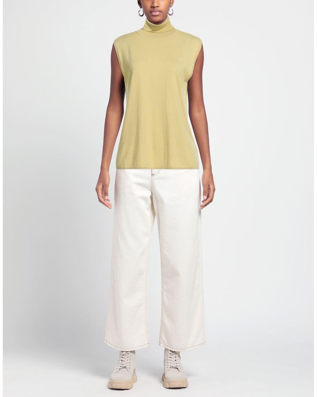 Aspesi Yellow Turtleneck