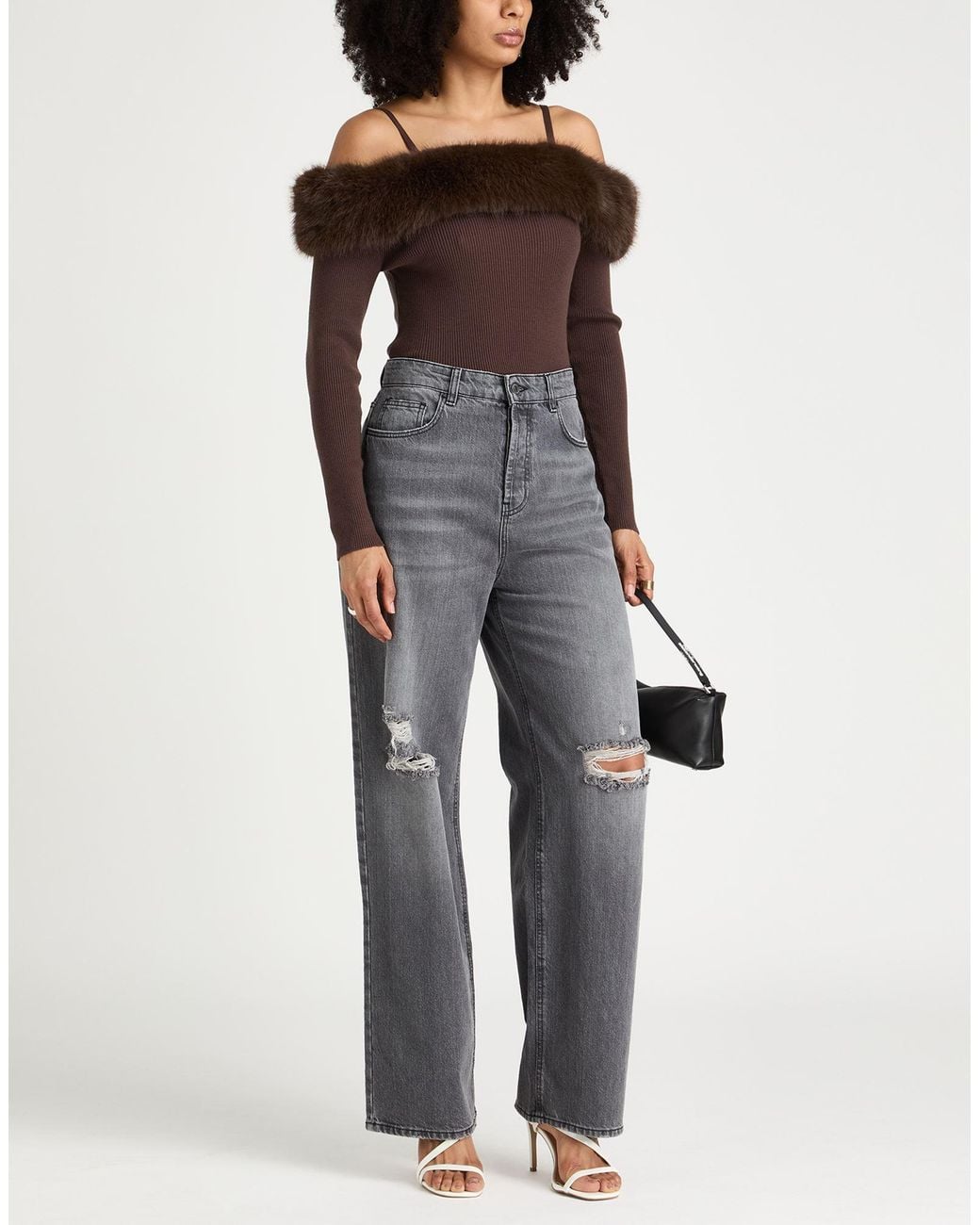 hinnominate Gray Jeans Cotton