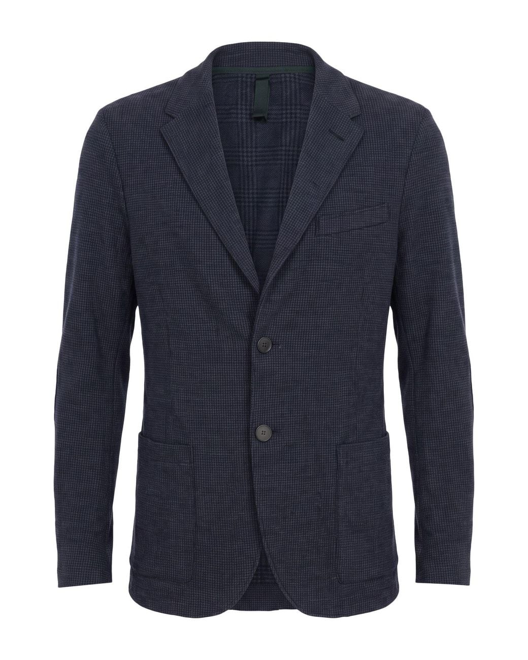 Harris Wharf London Blue Midnight Blazer Virgin Wool, Cotton for men
