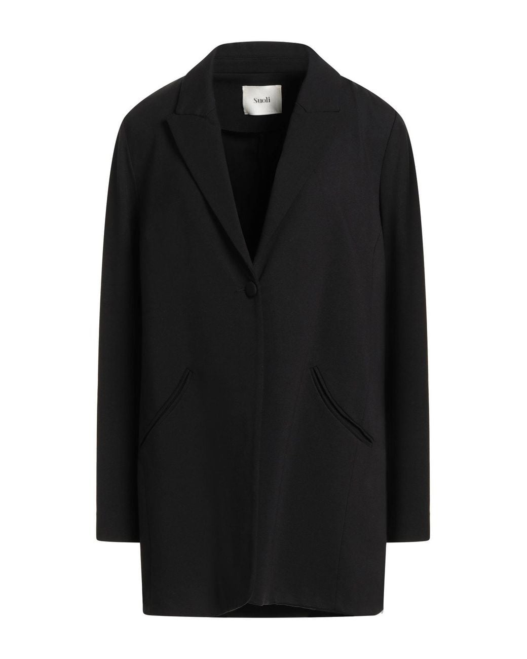 Suoli Black Blazer Viscose, Polyamide, Elastane