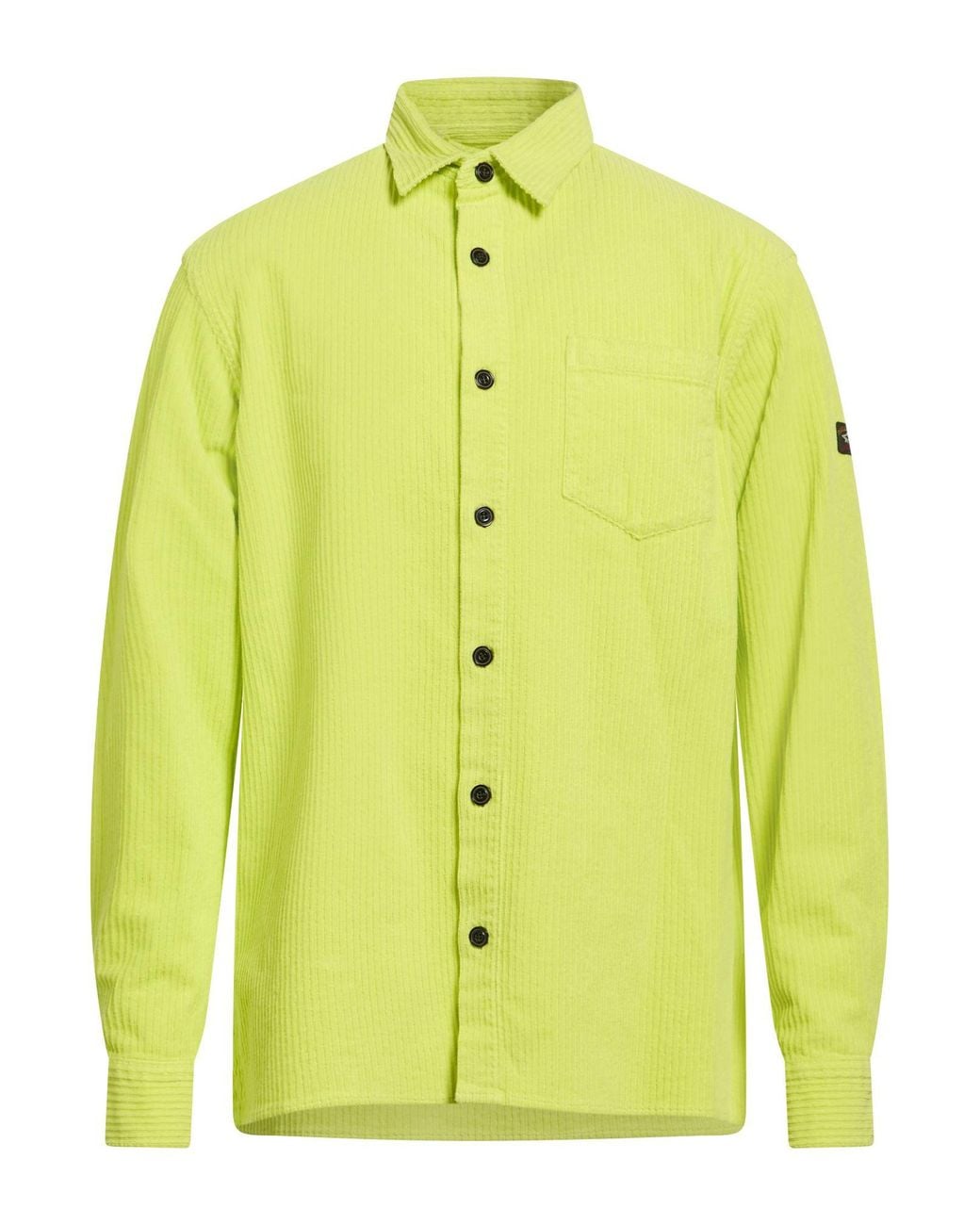 Paul & Shark Yellow Lime Jacket Cotton, Elastane for men