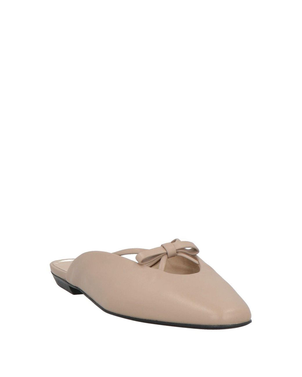 By Far Natural Mules & Clogs Leather