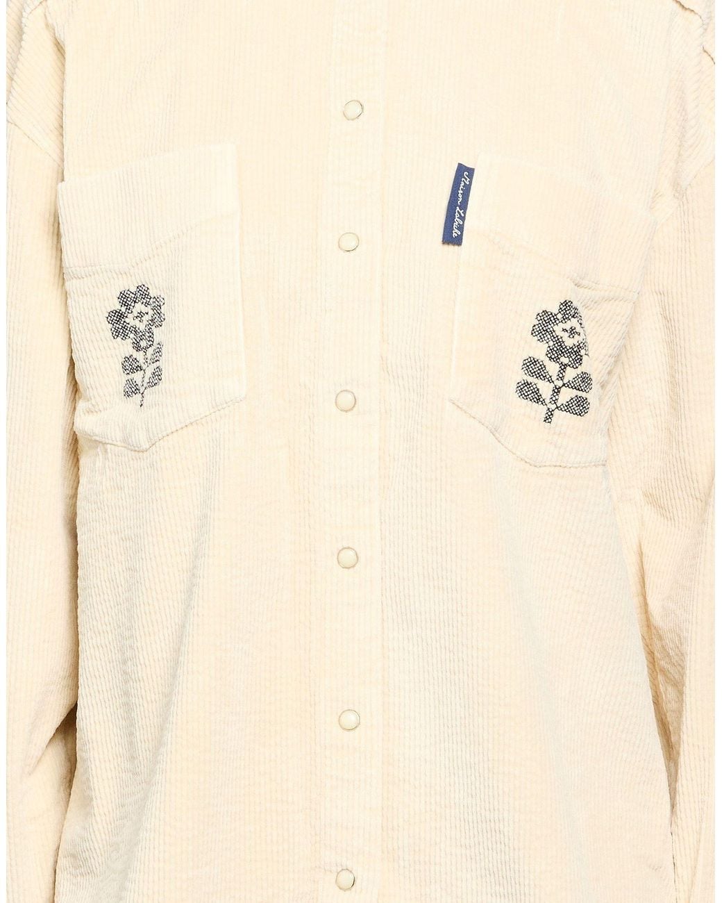 Maison Labiche Natural Shirt Cotton, Elastane