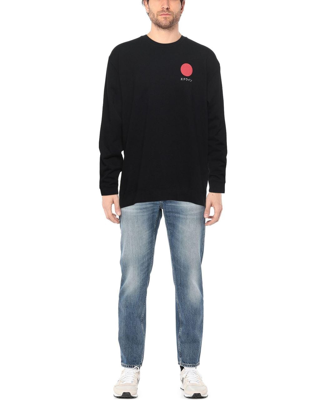 Edwin Blue Sweatshirt for men