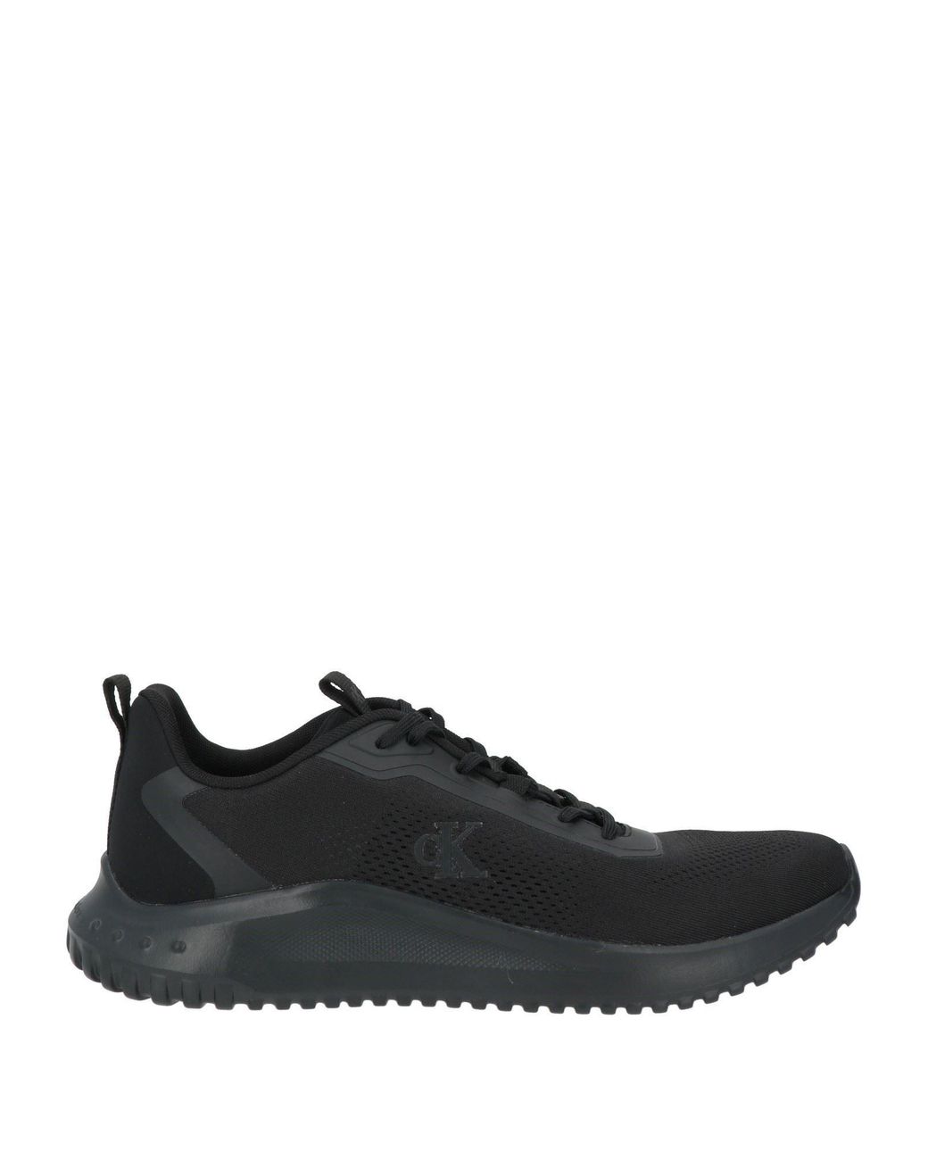 Calvin Klein Black Sneakers Textile Fibers, Synthetic Material for men