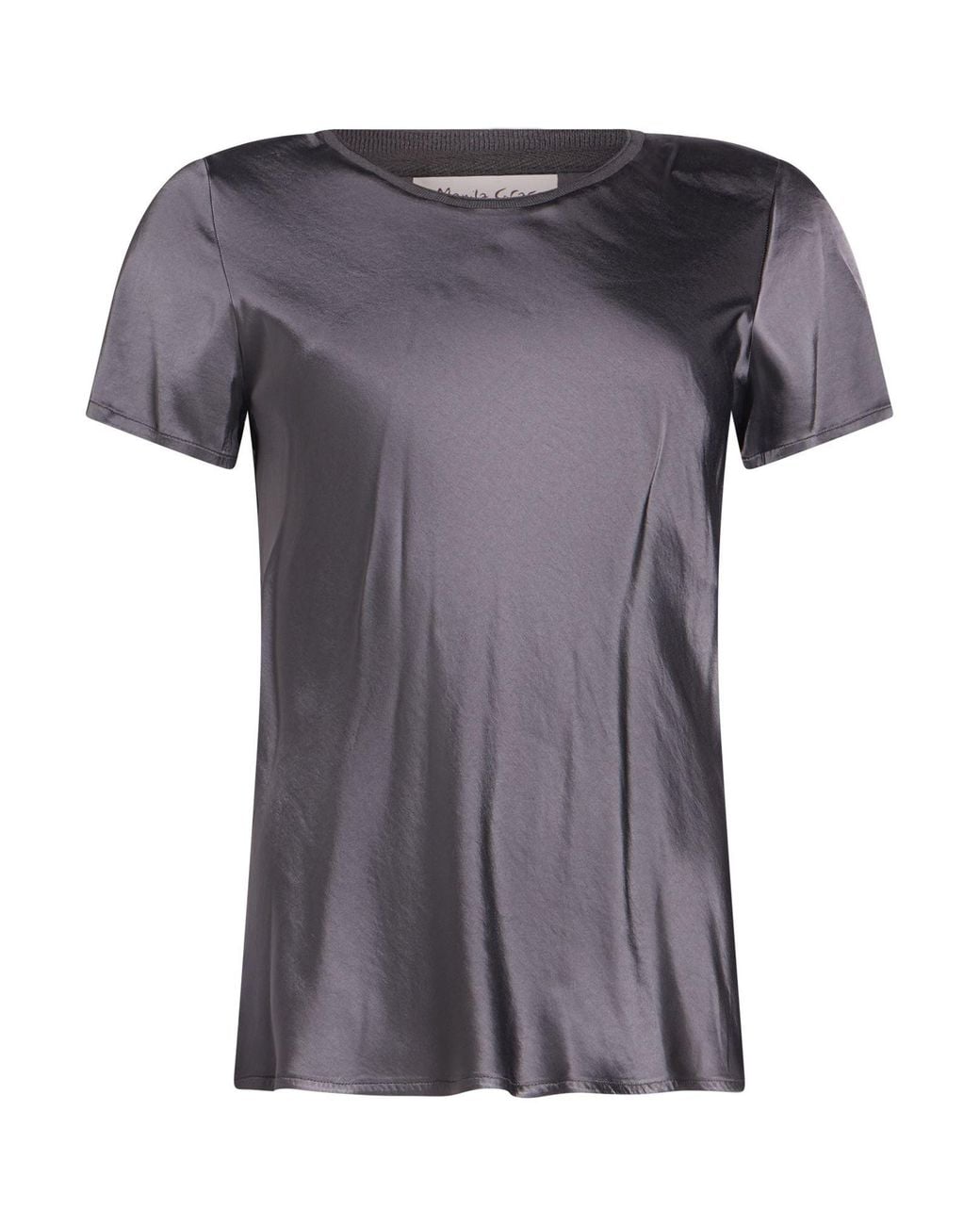 Manila Grace Gray T-Shirt Viscose, Elastane