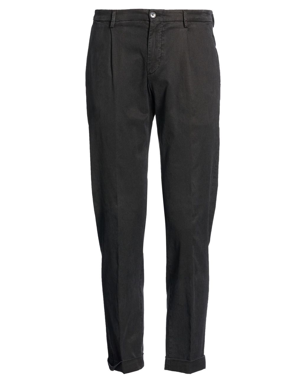 Briglia 1949 Gray Pants Cotton, Tencel, Silk, Elastane for men