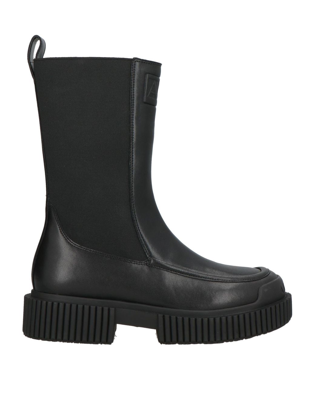 ARMANI EXCHANGE Black Ankle Boots