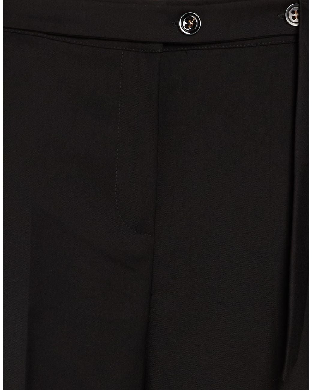 Diana Gallesi Black Pants Polyester, Viscose, Elastane