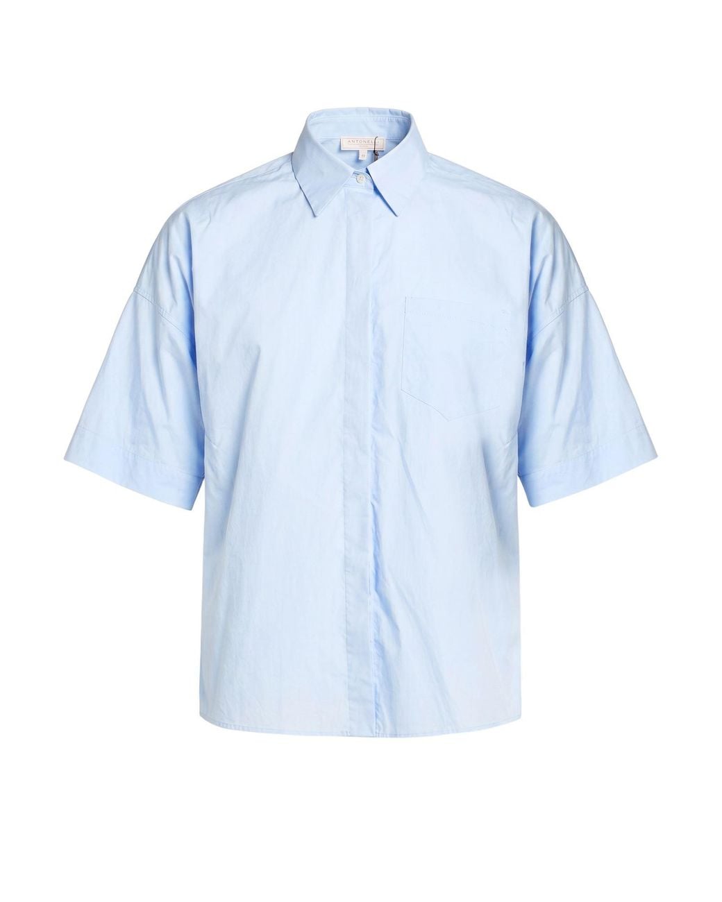Antonelli Blue Azure Shirt Cotton for men