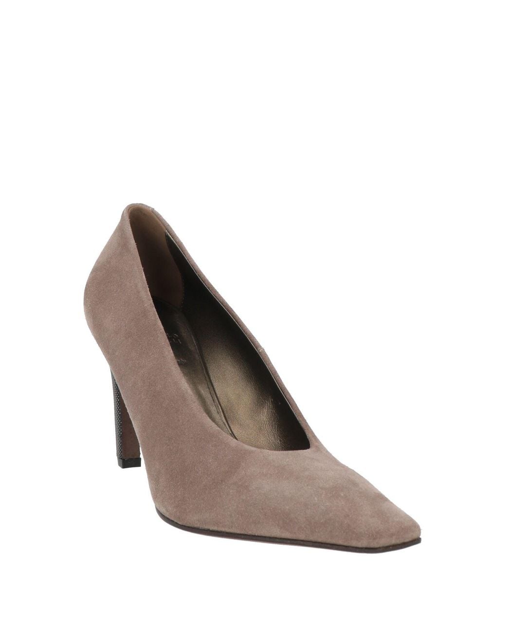 Brunello Cucinelli White Pumps Leather
