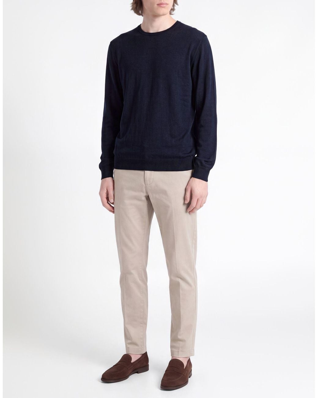 Fedeli Blue Jumper for men