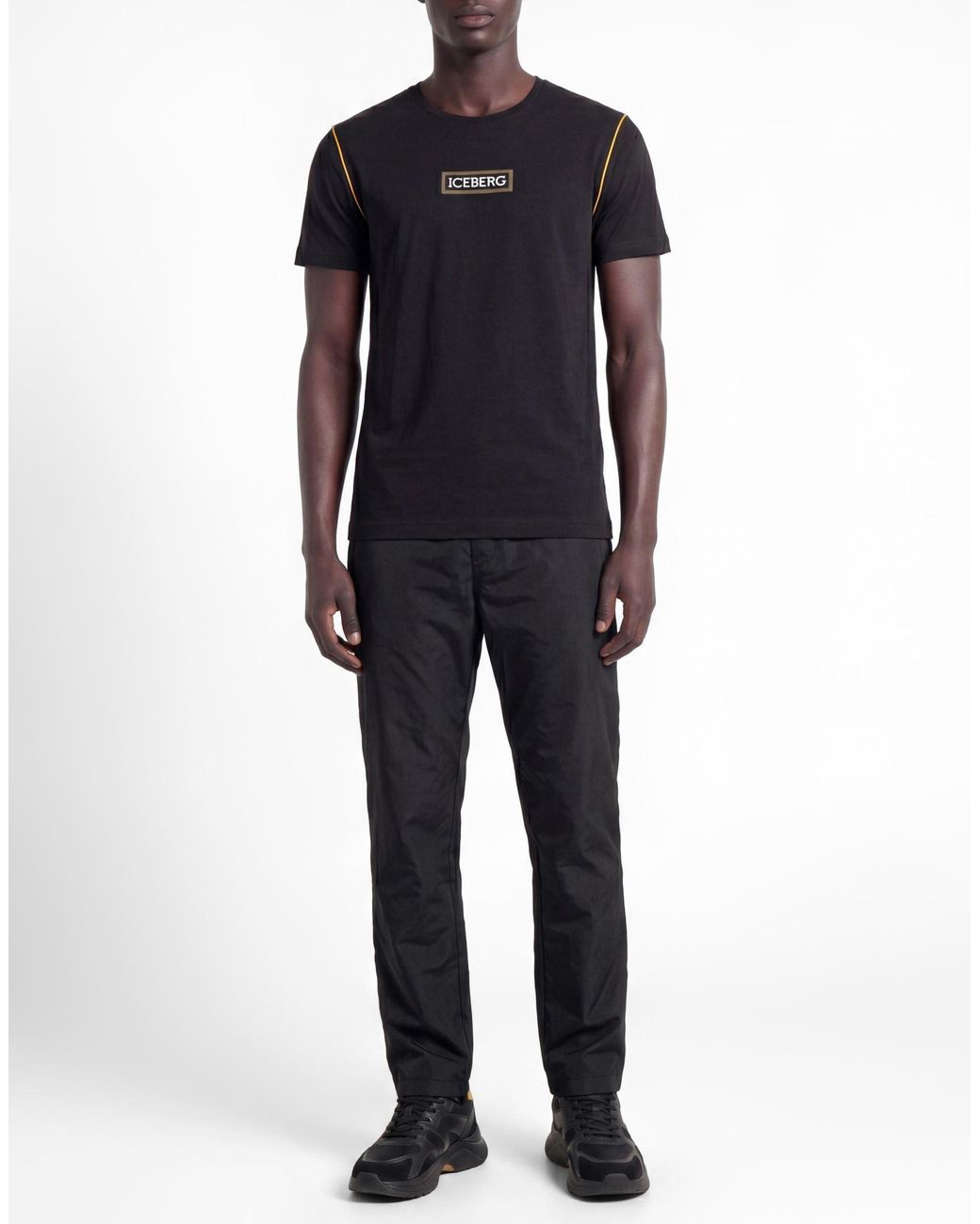 Iceberg Black T-Shirts for men