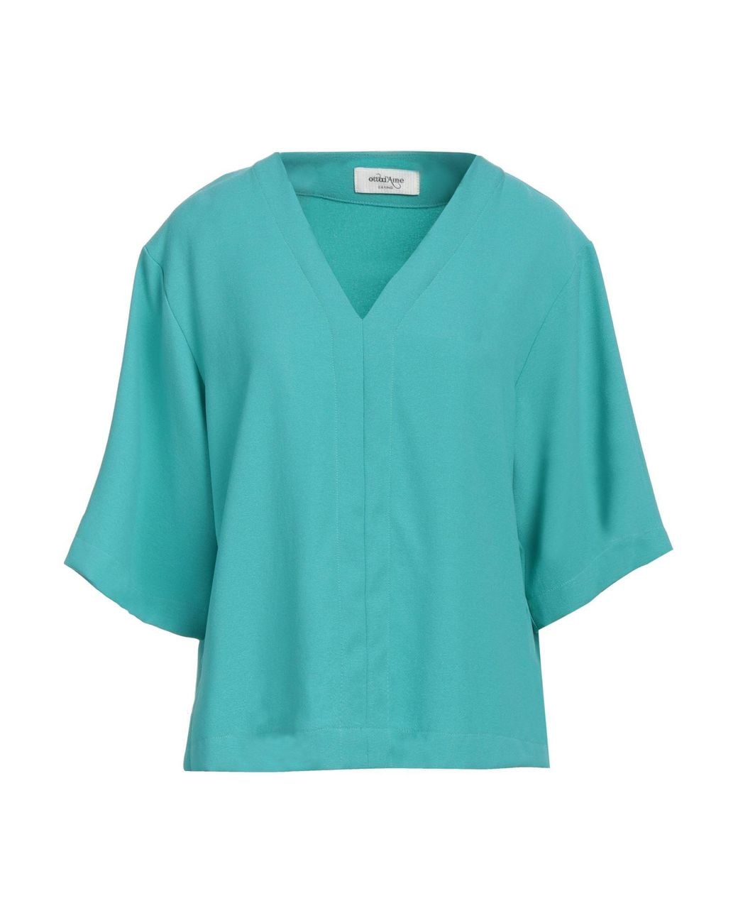Ottod'Ame Blue Top Polyester