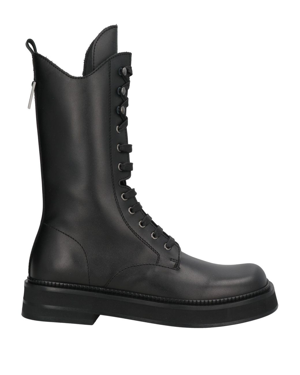 The Attico Black Boot Leather