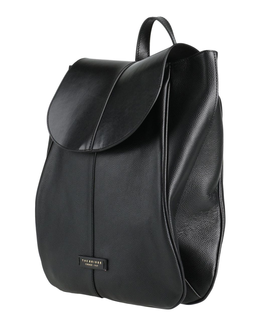 The Bridge Black Backpack Leather