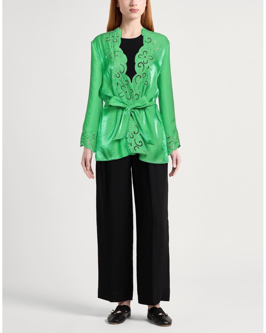 Boutique Moschino Green Shirt