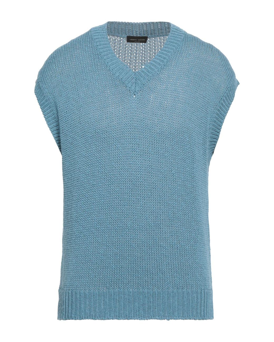 Roberto Collina Blue Sweater for men
