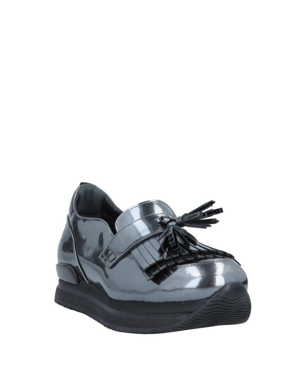 Hogan Blue Loafers Leather