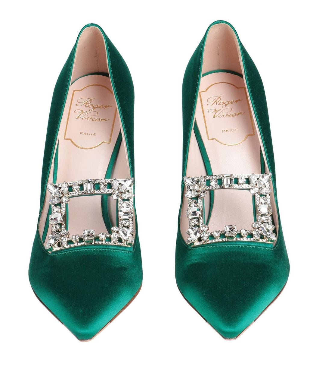 Roger Vivier Green Pumps