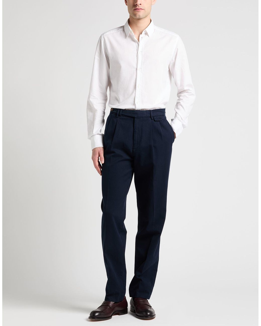 Brunello Cucinelli Blue Trouser for men