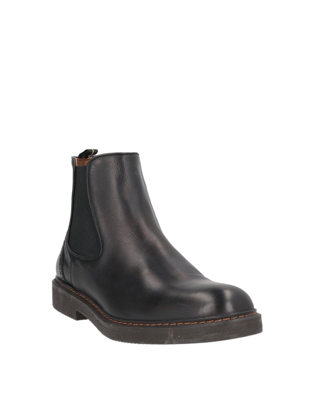 Brimarts Black Ankle Boots for men