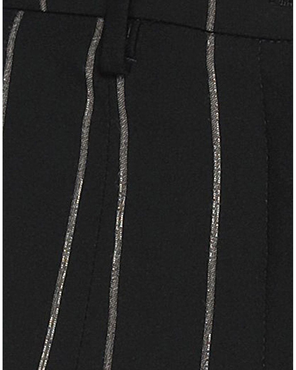 SEVENTY VENEZIA Black Pants Viscose, Polyamide, Elastane