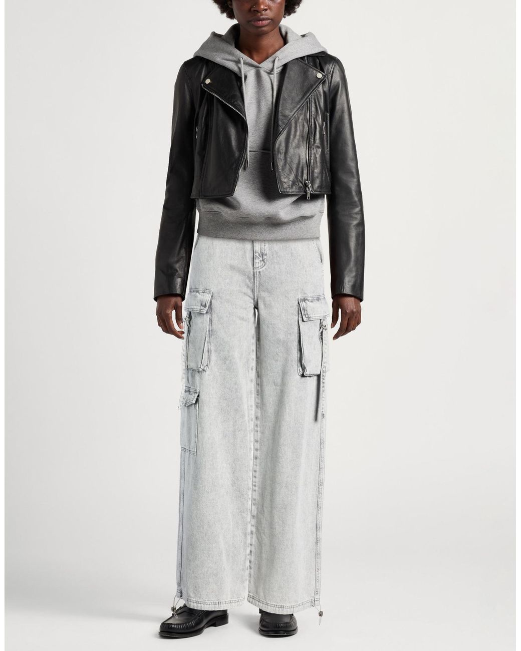 Patrizia Pepe Gray Jeanshose