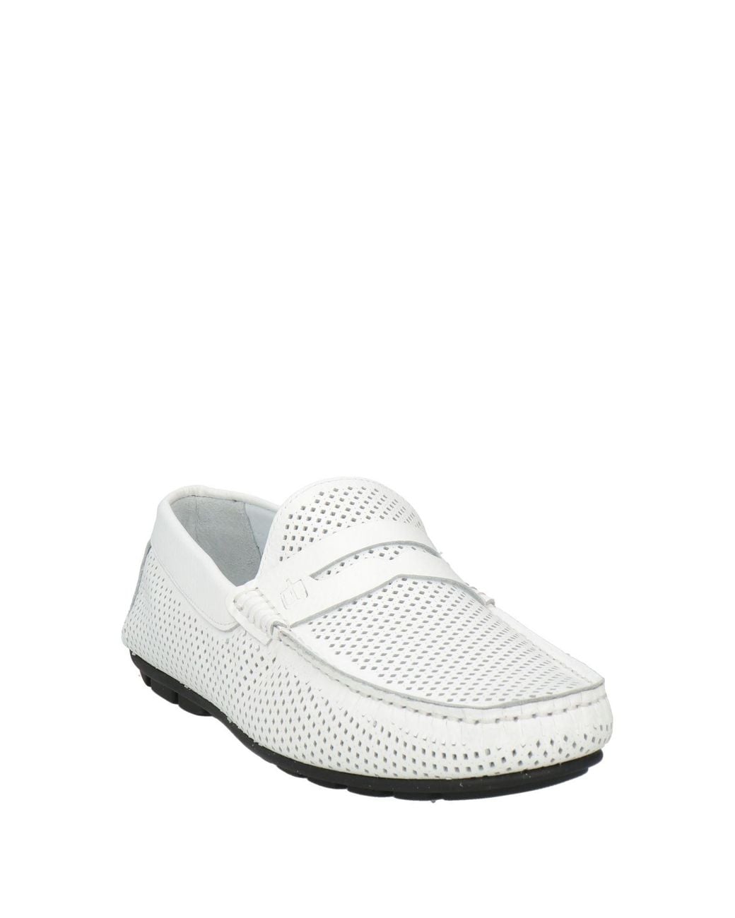 Baldinini White Loafers Leather for men