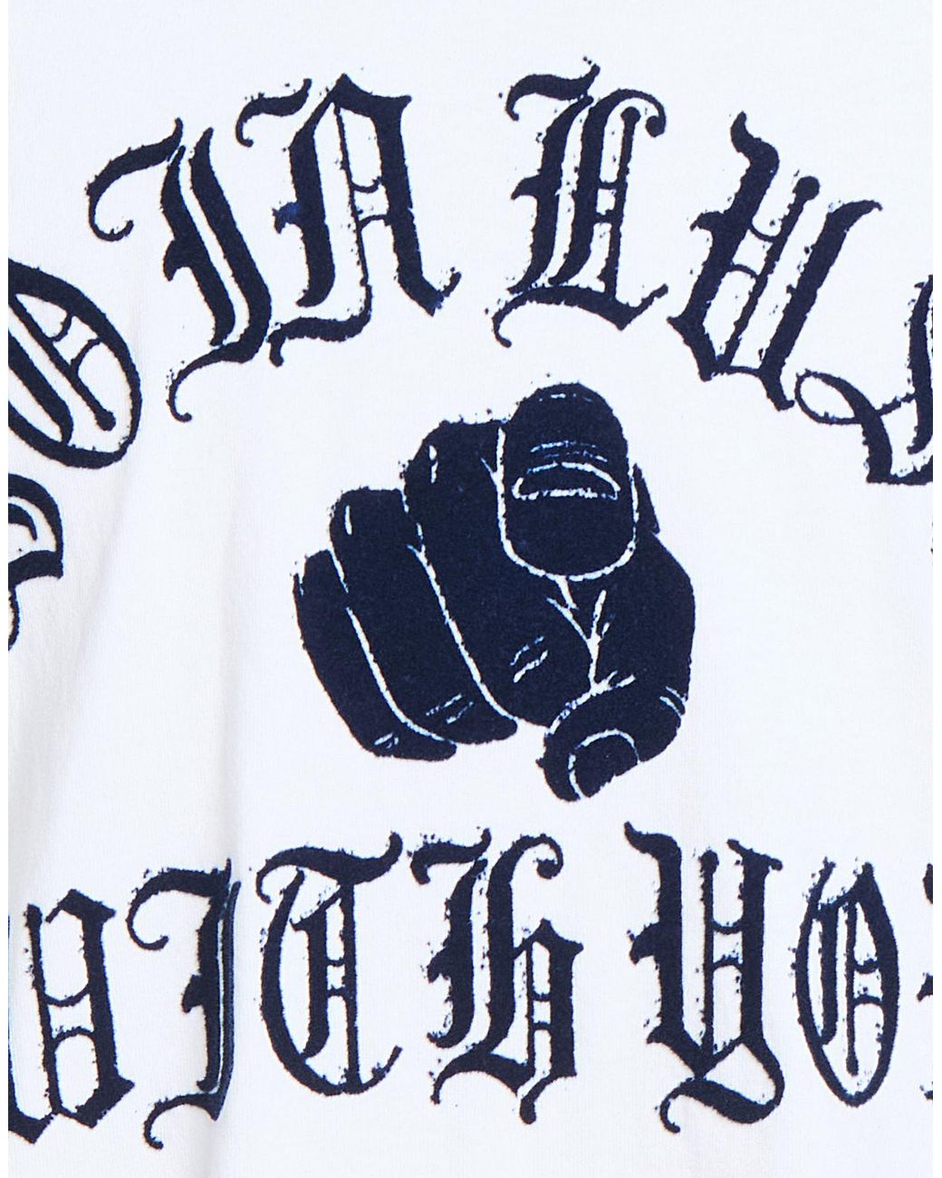 Second/Layer White T-Shirt for men