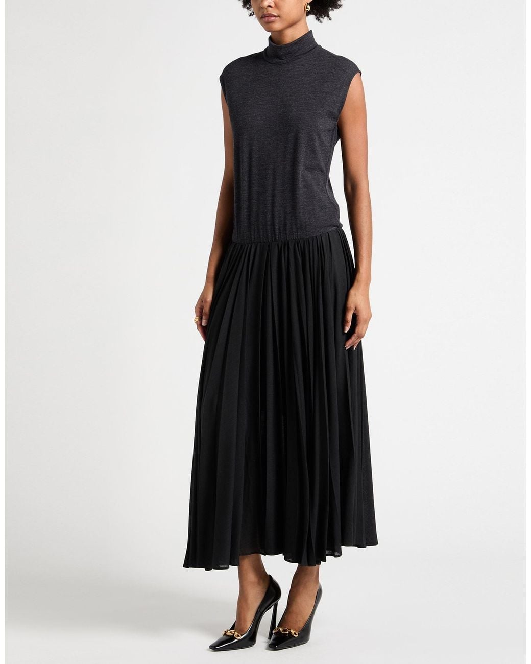 Brunello Cucinelli Black Maxi Dress
