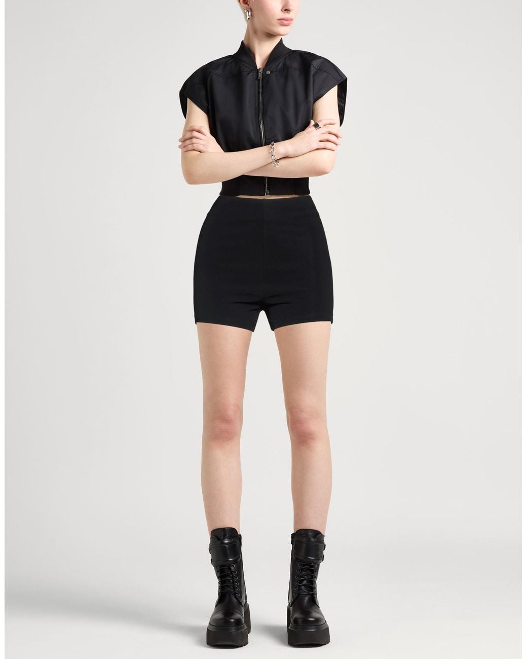 Rick Owens Black Shorts & Bermuda Shorts