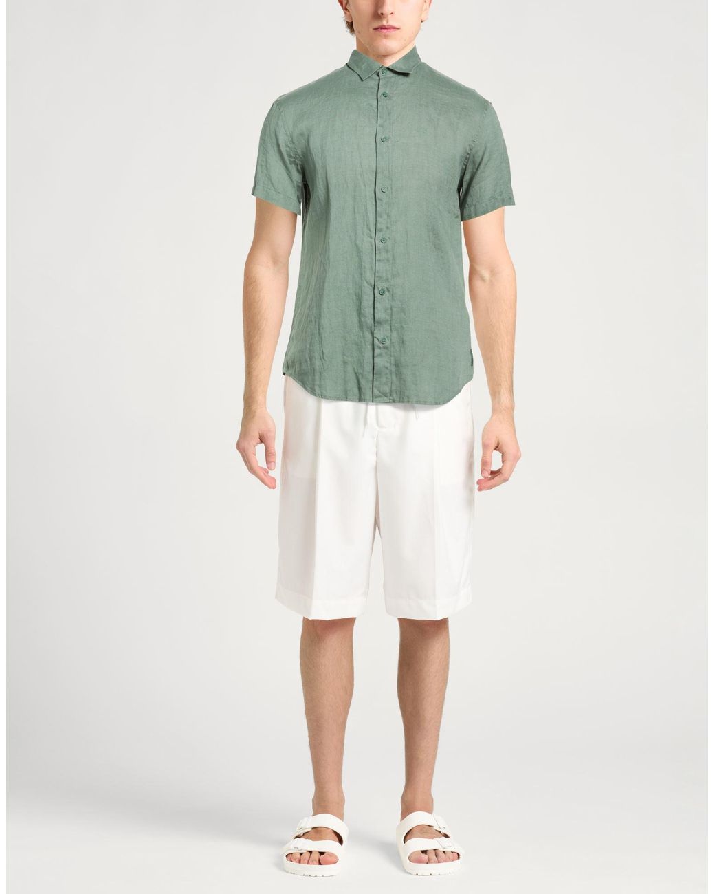 ARMANI EXCHANGE Green Shirts for men