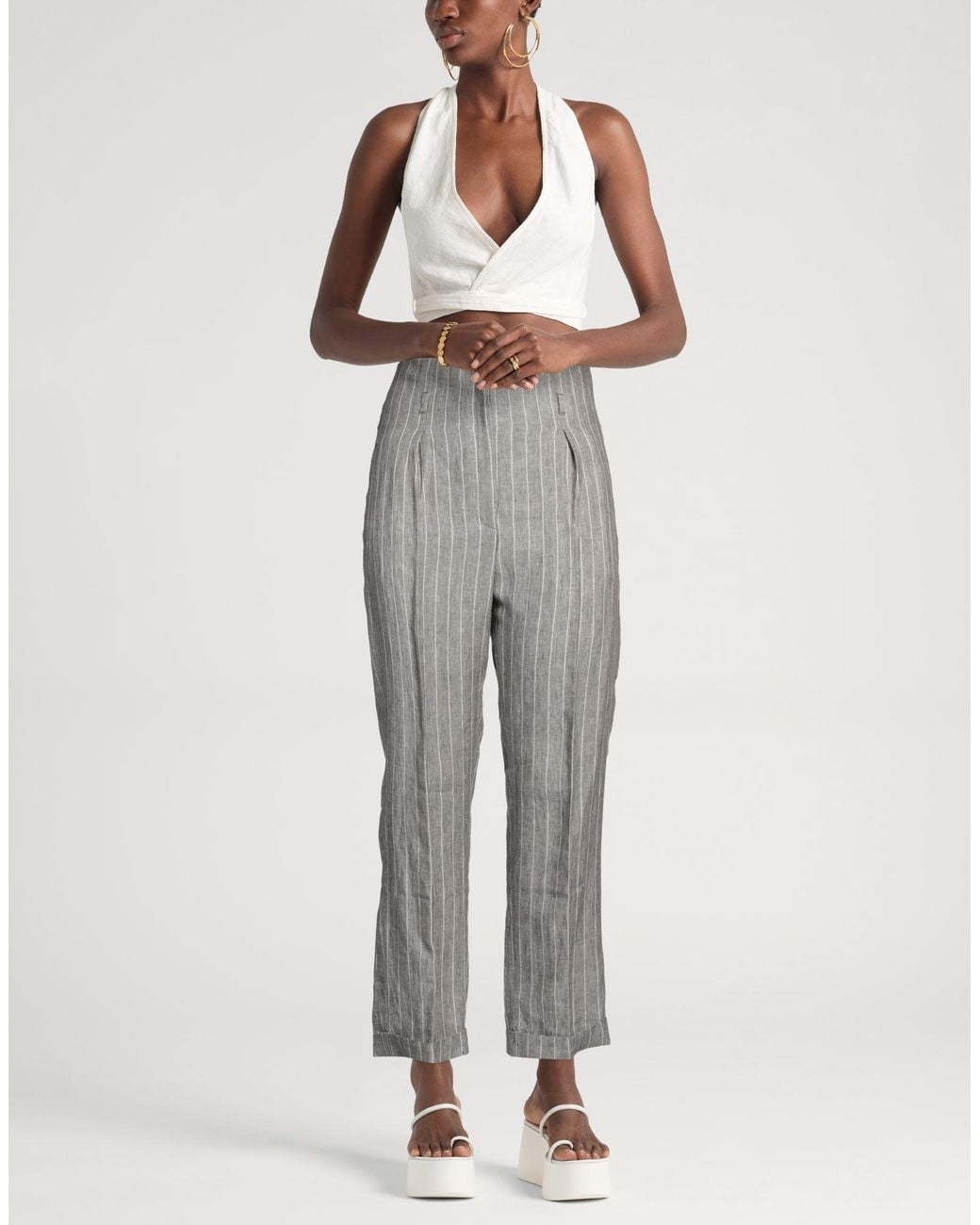 Peserico Gray Trouser