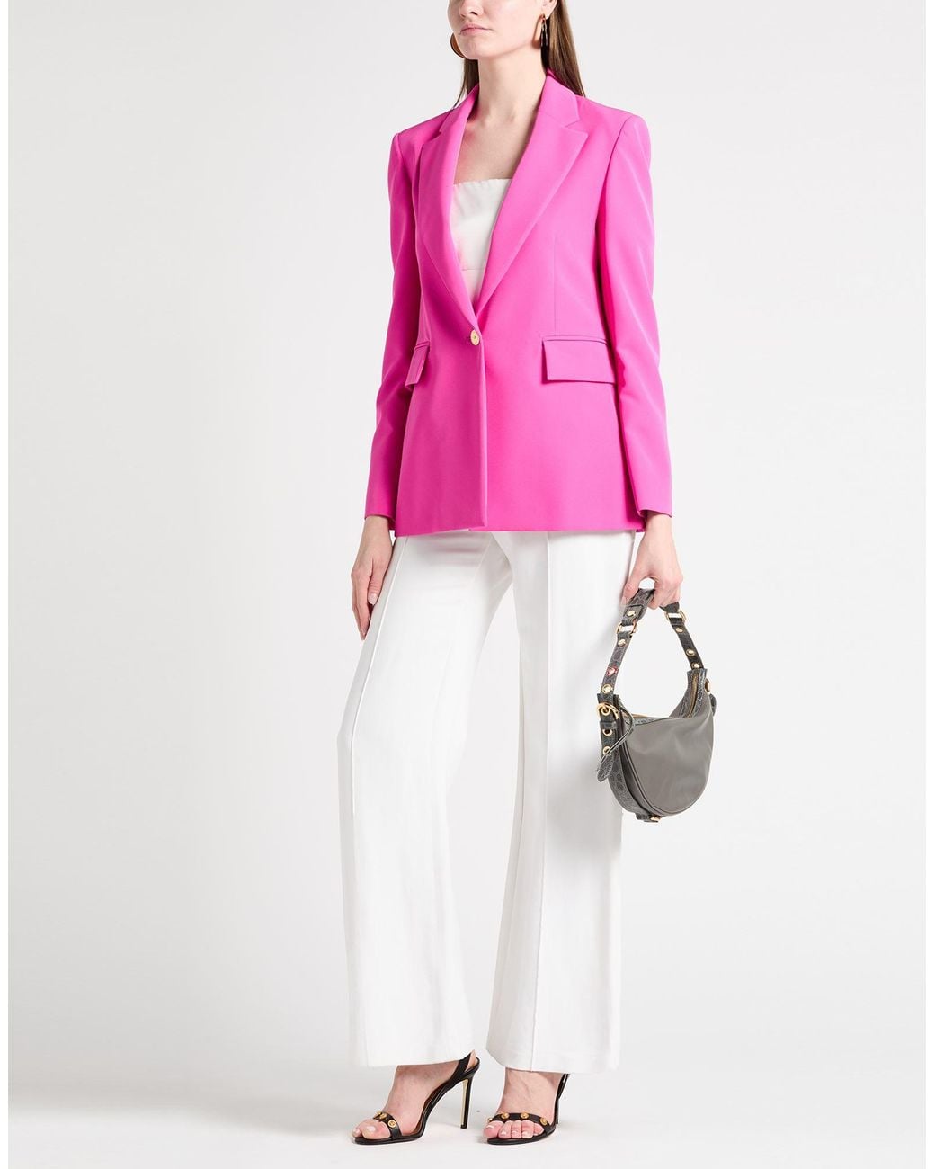 Clips More Pink Fuchsia Blazer Polyester, Elastane