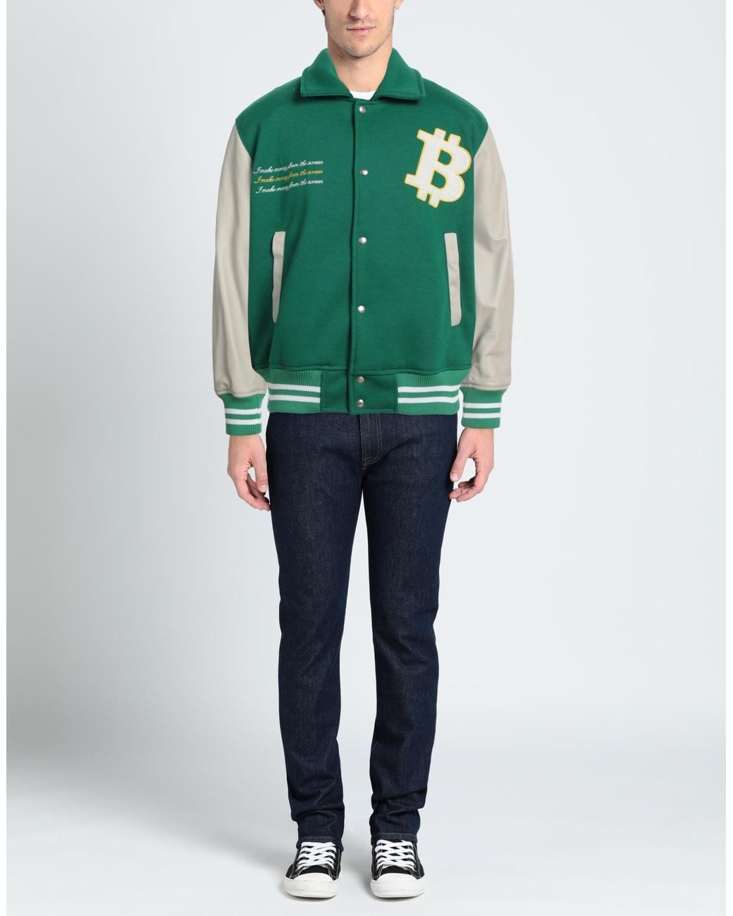 B-used Green Jacket for men