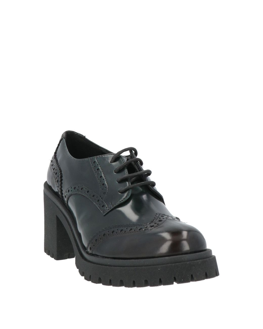 Nila & Nila Black Lace-Up Shoes