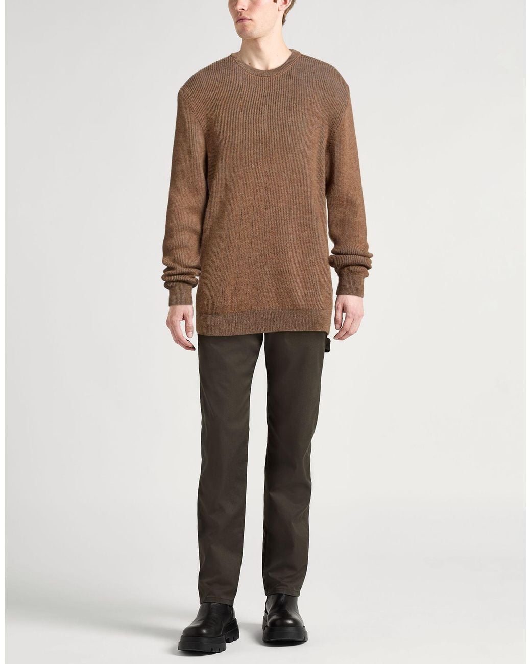 Pullover Roberto Collina de hombre de color Brown