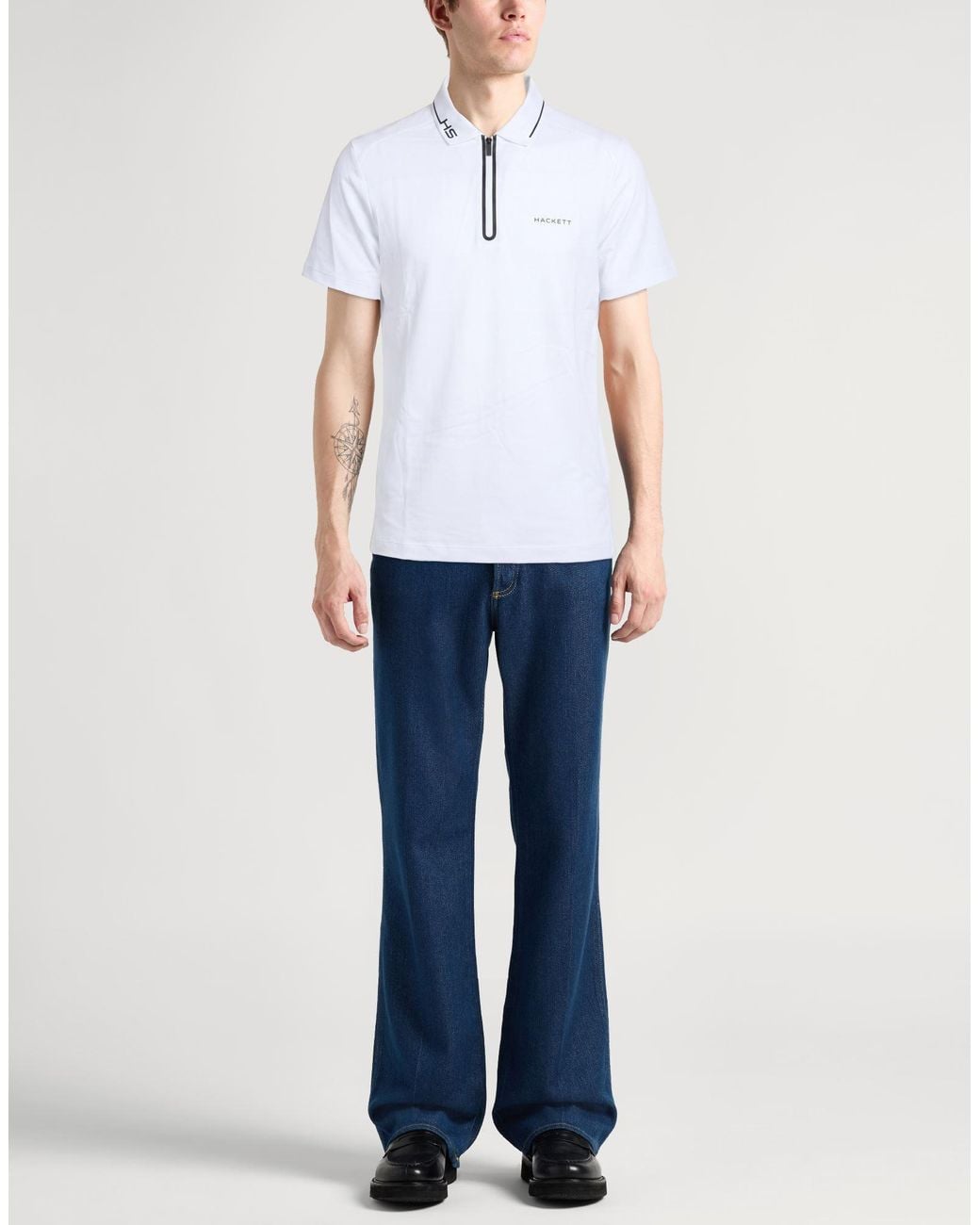 Polo Hackett pour homme en coloris White
