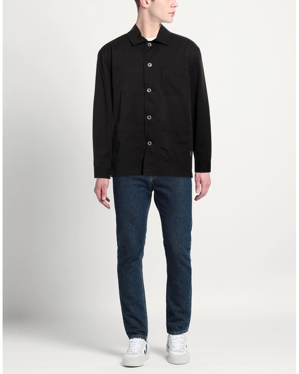 Takeshy Kurosawa Black Jacket Viscose, Polyester, Wool for men