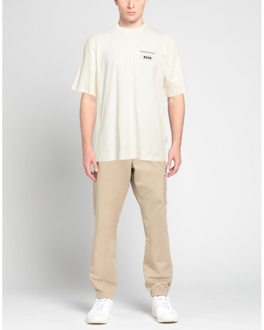 T-shirt MSGM pour homme en coloris White