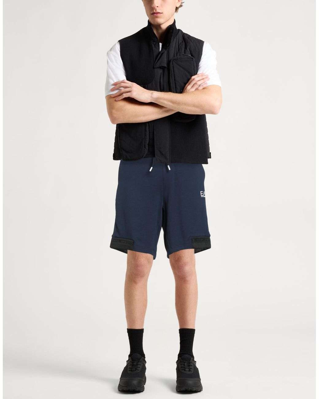 EA7 Blue Shorts & Bermuda Shorts for men