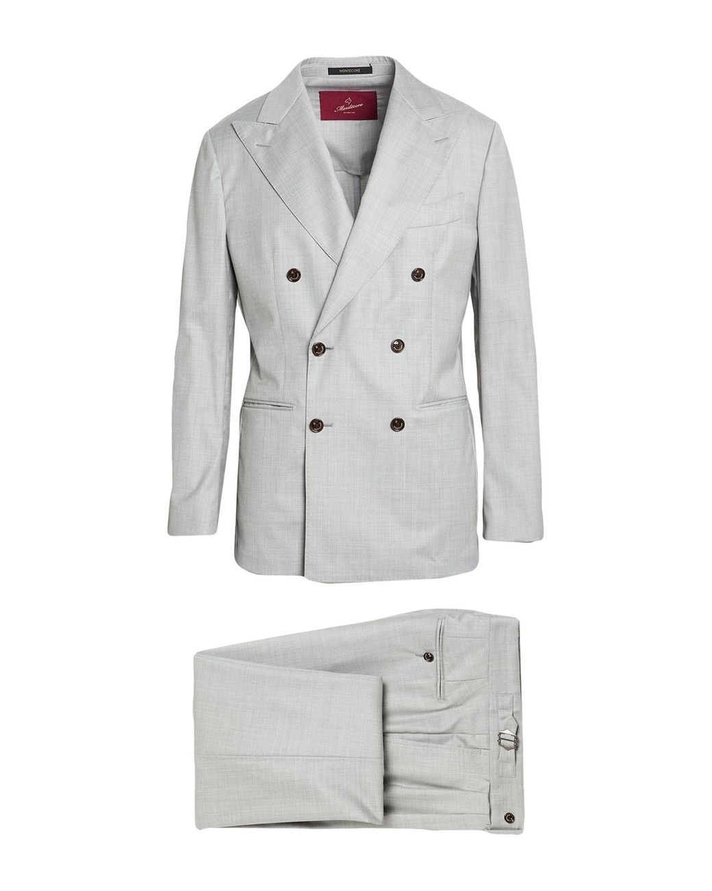 Montecore Gray Beyond Time Light Suit Wool for men