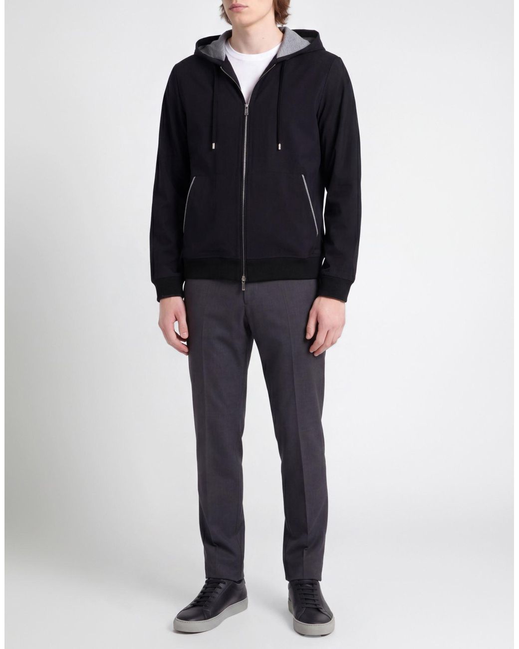 Moorer Blue Sweatshirt Wool, Polyamide, Elastane for men